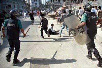 Shibir vs Police