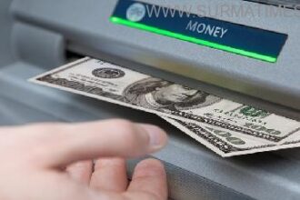 getting money from the atm