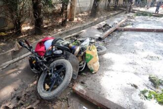 motorbike accident
