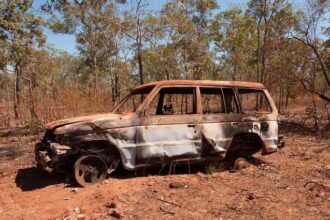 Burnt pajero
