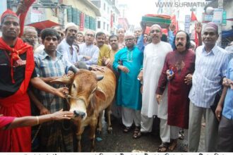 শাহজালাল (রহ.) এর ওরস :  প্রধানমন্ত্রীর পক্ষে গিলাব দিলেন কামরান, গরু দিলেন শফিক - Surma Times Archive