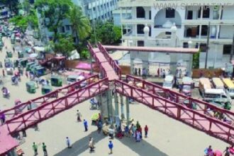 অবশেষে উদ্বোধন হচ্ছে সিলেটের প্রথম ফুট ওভারব্রিজ - Surma Times Archive