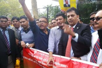 জাতিসংঘের সামনে যুক্তরাষ্ট্র বিএনপির বিশাল বিক্ষোভ - Surma Times Archive