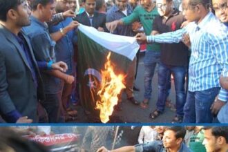 ‘যুদ্ধাপরাধীদের পক্ষাবলম্বন’: পাকিস্তানি পতাকা ও সিলেটের ডাকে অগ্নিসংযোগ - Surma Times Archive