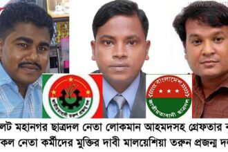 গ্রেফতার কৃত সকল নেতা কর্মীদের মুক্তির দাবী মালয়েশিয়া তরুন প্রজন্ম দলের - Surma Times Archive