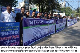 ৭ দফা দাবীতে আদায়ের বিসিএস সমন্বয় কমিটি কর্মসূচি! কর্ম বিরতী - Surma Times Archive