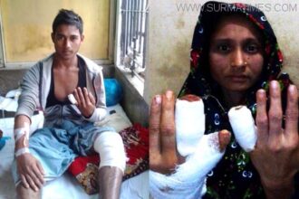 গোয়াইনঘাটে জমিসংক্রান্ত বিরোধে মহিলার হাতের আঙ্গুল কর্তন - Surma Times Archive