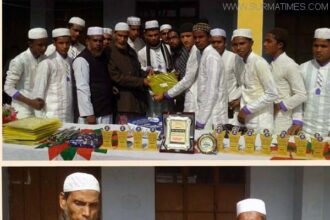 গোলাপগঞ্জে মীরগঞ্জ এমআই দাখিল মাদ্রাসার শিক্ষক আব্দুল আহাদকে বিদায়ি  সংবর্ধনা প্রদান - Surma Times Archive