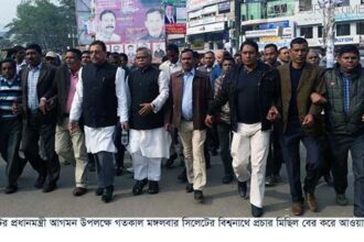 প্রধান মন্ত্রীর সিলেট আগমন উপলক্ষ্যে  বিশ্বনাথে আওয়ামী লীগের প্রস্তুতি সভা-মিছিল - Surma Times Archive