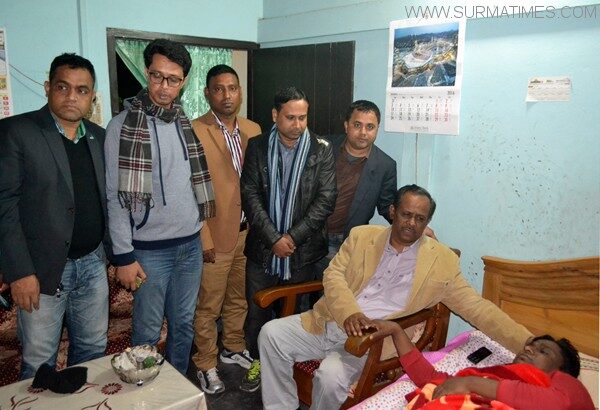 অসুস্থ সাংবাদিক কাউসার চৌধুরীর শয্যা পাশে এমপি মুহিবুর রহমান মানিক - Surma Times Archive