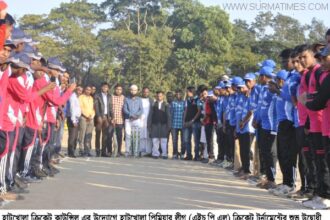 জালালাবাদ থানার হাটখোলায় প্রিমিয়ার লীগের উদ্বোধন - Surma Times Archive