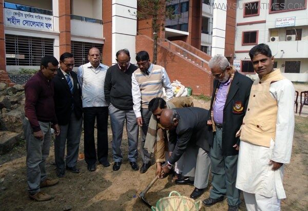 কেমুসাস প্রাঙ্গণে প্রাচীন প্রত্নতাত্ত্বিক নির্দশনগুলো  সৌন্দর্য্য বর্ধনের কাজ উদ্বোধন - Surma Times Archive