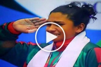 বাজছে জাতীয় সঙ্গীত, কাঁদছেন স্বর্ণ কন্যা মাবিয়া (ভিডিও) - Surma Times Archive