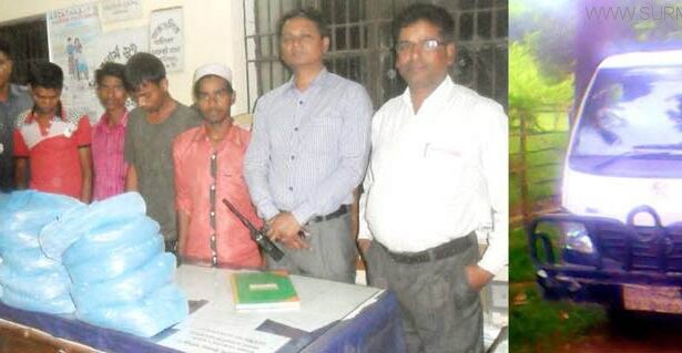পিকআপ বোঝাই মাদক সহ  চুনারুঘাটে ৪ যুবক গ্রেফতার - Surma Times Archive