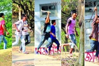 গোলাগুলি আর সহপাঠিকে ছিনতাই করে এমসি কলেজ ছাত্রলীগের ঐতিহাসিক ৭ মার্চ ‘পালন’! - Surma Times Archive