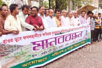 হাওরে ফসলহানীতে ক্ষতিগ্রস্ত কৃষকদের ক্ষতিপুরণ প্রদানের দাবি - Surma Times Archive