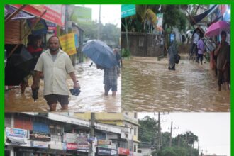 সিলেটে বৃষ্টিপাতের রেকর্ড জলাবদ্ধতায় নাকাল নগরবাসী - Surma Times Archive