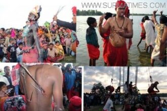 কমলগঞ্জের ঐতিহ্যবাহী ছয়চিরি দিঘীর পাড়ে  চড়ক পূজা ও মেলা শুরু - Surma Times Archive
